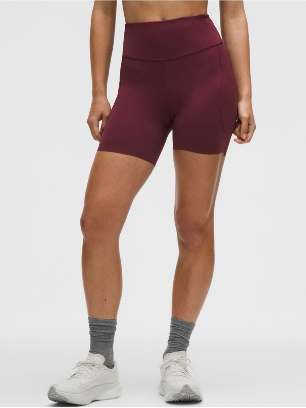 lululemon fast and free high rise 6” short